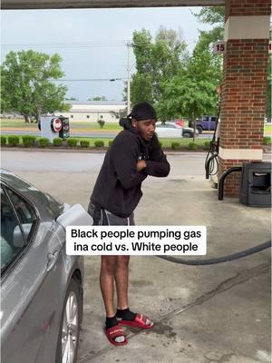 WHO CAN RELATE?🤣🤣#fyp #ajay #foryoupage #cold #cold #freezing #winter #gas #car #gasstation