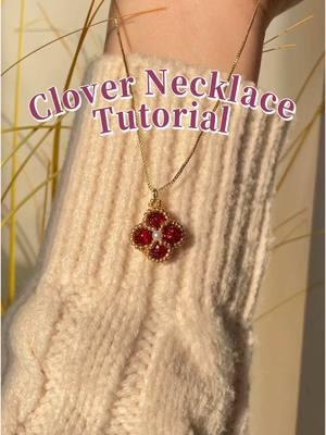 Clover necklace tutorial for 6mm faceted beads 🍀 Let’s have a try!#beadspotdiy #DIY #bracelet #diybeads #beading #diylover #fyp #jewlerymaking #seedbeads #beadslover #braceletideas #jewlery #glassbeads #jewlerybusniess #diyideas #facetedbeads #bracelettutorial #neacklace #necklacetutorial #clovernecklace #freetutorial #bracelettutorial #clover #fyp #foryoupage 