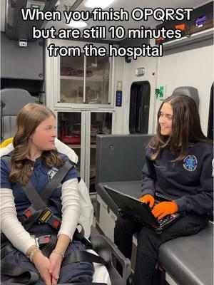 What’s your favorite question after OPQRST and SAMPLE? #EMT #ambulance #OPQRST #SAMPLE 