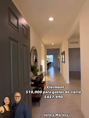 📍Clermont 💫 Gran localización, hasta $18,000 de incentivos para gastos de cierre, electrodomésticos incluidos y tasa de interés preferencial✔️ Al excelente precio de $427,490. 🏠 1.672 Sq Ft/ 3 habitaciones/ 2 baños/ 2 puestos de garage. ✔️Casa club con piscina y parque para niños, áreas para ejercicios. ✔️ Acceso directo desde la US 27, con todo tipo de áreas comerciales en los alrededores, escuelas, restaurantes y zonas de entretenimiento al aire libre. ✔️ Zona de gran crecimiento y revalorización. Con conexión a mediano plazo con el área de Winter Garden. Julio Peña y Mariesy Dávila La Rosa Realty Internacional 📱Contáctanos al 407-2726084 y 407-5484718 📍1420 Celebration Blvd, Suite 247. Celebration, FL 34747. #CasasenFlorida #Casasnuevas #CasasenDavenport #CasasenLakeland #CasasenWinterHaven #CasasenOrlando #casasensaintcloud #RealtorenOrlando #Realtor #Asesorinmobiliario #propiedadesvacacionales #championsgate #Casasenkissimmee #vacacionesenorlando #Liveinflorida #Orlando #OrlandoRealtor #Realestatelife #luxuryhomes #windermere #Disney #universal #CasasenClermont #CasasenWinterGarden  #agentedebienesraices #Townhomes #CasasenApopka #CasasenSanford #CasasenDeltona