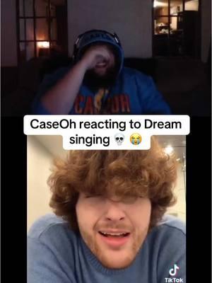 CaseOh reacting to Dream singing 💀 😭 #caseoh #dreamwastaken #dreamsmp #caseohgames #caseohclips #caseohfunnymoments #caseohgamestwitch #dream 