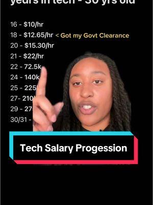 Yal ask me about how I got to where I am. I worked my way up and saved and invested along the way. You can move up in your career much faster now with the right strategy. Join my free GovTech community.  Posted a year ago. #symonebeez #govtech #techtok #careeradvice #salarytransparency 