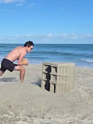 Ohhhh nooooo  Thanks to John and Aidan* for smashing the castle! #satisfying #oddlysatisfying #sandcastle #sand #sandasmr #crashout #ragebait 