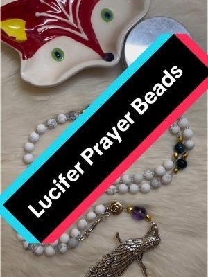 Prayer beads for Lucifer (available) #prayerbeads #lucifer #pagan #witch #infernals