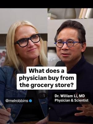 If your New Year resolution is to eat healthier, you NEED to watch this.  Hear more from physician and scientist @Dr. William Li on The Mel Robbins Podcast! 🎧 “Eat THIS to Lose Fat, Prevent Disease, & Feel Better Now With Dr. William Li.” #melrobbins #melrobbinspodcast #eathealthier