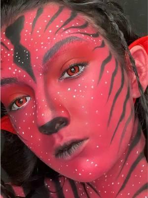 Lava Avatar 🌋🪨🏹 #foryou #lavaavatar #foryoupage #fyp #avatar #avatarmakeup #makeup #makeupartist #avatarmovie #lavaavatarmakeup 