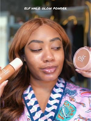 Tried the new @e.l.f. Cosmetics halo glow powders ✨ have you tried them? What’s your thoughts? #elfhaloglowliquidfilter #elfhaloglow #elfpowder 