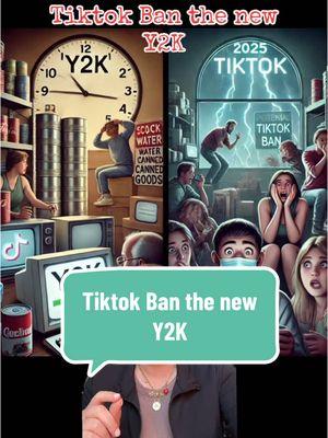 Tiktok Ban the new Y2K #tiktokban #tiktokblackout #y2k #y2ktiktokban #tiktokbany2k #fyp 