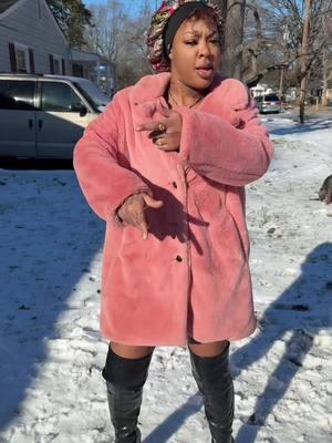 Should’ve let yo FOCK ass go 🤣 #fyp #keishacole #snowchallenge #2025  #blackgirlmagic 