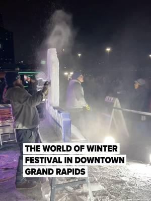 The World of Winter festival kicked off in downtown Grand Rapids on Saturday, Jan. 11. The festival is the largest winter festival in the U.S. and runs from Jan. 10 through March 10 with over 100 art installations, live performances and activities for the public.(Charlie Nick/MLive.com) #michigan #travelmichigan #michigantravel #grandrapids #grandrapidsmichigan