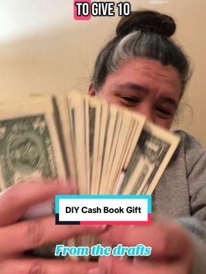 Making a money book #christmasgift #giftguide #moneybook #cashcounting #DIY #creative 