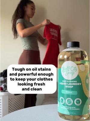 Proven to fight dirt & stains, our Liquid Laundry Soap makes a wonderful addition to your laundry day:  🧺 Maximum plant based cleaning 🧺 Buff’s BEST clean on tough oil stains 🧺 No artificial dyes, preservatives, or thickeners 🧺 Pick your scent for free customization  #laundrysoap #plantbasedlaundry #simpleingredients #smellwonderful #cleaningredients #ilovelaundryday #laundryday #laundryroutine