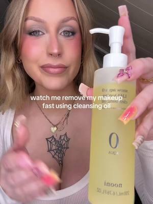 makeup melts right off my skin 🙏🏻🤍  #cleansingoil #makeupremover #porecleanse #porecleanse #makeupremoverhack #skincare 