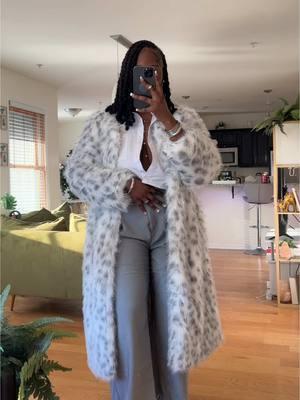 COAT MOMENT 🤍🔥 @FashionNovaCURVE  🔎 A Sight To See Faux Fur Trench 🔎 Shatter The Ceiling Wide Leg Trouser Pant #Itgirl #styleinspo #inspo #blackgirltiktok #OOTD #grwm #fashiontiktok #outfitideas #blackgirlmagic #blackgirlfashion #styletips #thatgirl #foryoupage #fashioninfluencer #fashioninfluencers #fashionoutfitsblackgirl #tryonhaul #curvy #curvygirl 