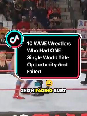 10 WWE Wrestlers Who Had ONE Single World Title Opportunity And Failed #wrestlers #WWE #longvideo 