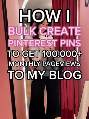 How to bulk create pinterest pins in Canva to drive traffic to your blog. Ps. Selling my 5 viral pinterest templates in my profile!!📌   #viralpins #pinterestmarketing #viralpintereststrategies #canvatemplates #pinterestexpert #pinterestmakemoney #malenapermentier 