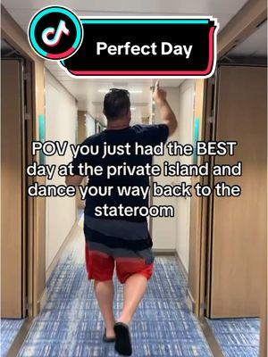 Hard to beat a day at @Royal Caribbean private island #perfectday #dance #cruise #funny #happy 