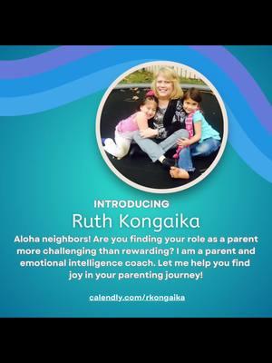 Parents of tweens or teens! We all need help from time to time, especially in our parenting journey! As a mother of four well-adjusted and successful children and grandmother to 12 amazing grandchildren, I would be happy to talk to you and give you emotional support. #emotionalintelligence #emotionalintelligencecoach #emotions #parents #parenting @kongaikatiktok @Ruth Kongaika 