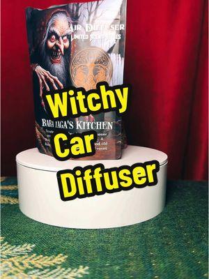 My new car air freshener is deliciously witchy #skullairfreshener #birdsofvalhalla #uniquescents #cardiffuser #tiktokshopjumpstartsale #witchy 