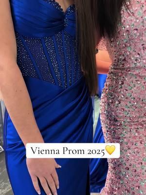 Vienna waits for you….at MB Prom💛Get 10% off your @viennaprom gown today!!  #mbprom #prom2025 #promdress #promstore #viennaprom #yestothedress #prom #promshopping 