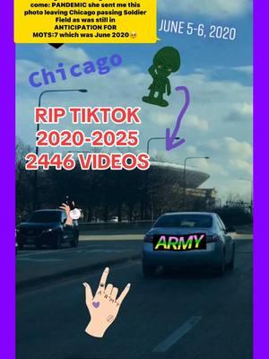 💜1st time posted on TIKTOK FEBRUARY 2020/Bringing Mikaela home from school in Chicago not knowing what was to come: PANDEMIC! She sent me this photo leaving Chicago passing Soldier Field as we were still in ANTICIPATION FOR MOTS:7 which was June 2020🥺💜#theeducationmommy #thebangtanmommy #BTS #btsarmy #Kpop #bts_official_bighit #btsfyp #kpopfypシ #btsarmyover40 #btsarmyover50 #btsarmyover60 #btsarmyover70 #wearebulletprooftheeternal @BTS @AbjkMRstY @Mikaela 