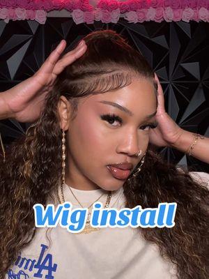 Switching it up with this flawless wig install! ✨ Perfect for beginners. #wiginfluencer #wigtok #wigtutorial #wiginstalltutorial #wiginstallation #wiginstallblackgirl #blackgirlhairstyles #blackgirlluxury #blackgirlwigs #wiginspo #CapCut 