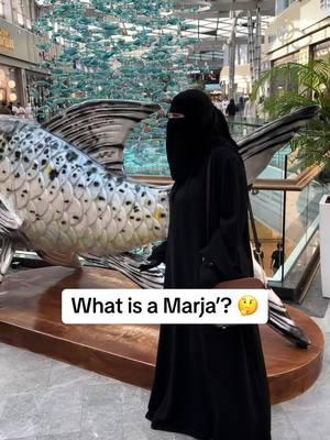 Marja is basically a shia scholar! #islam #shia #marja #fiqh #dawah #muslimah #knowledge 