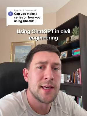 Replying to @Bc some insight of how im using ChatGPT in civil engineering #engineeringlife #engineeringstudents #chatgpt #civilengineering 