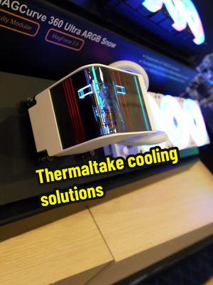 @Thermaltake_official @Thermaltake NA cooling solutions /race sims 👌 #CES #ces2025 #pccommunity #fy #ijustworkhere #technology #thermaltake 