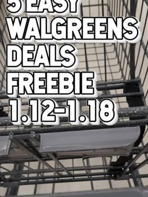 5 Easy Walgreens Deals 1.12-1.18 🛍🛒 Hit That ❤️ Button  #walgreeenscoupons #walgreensdeals #walgreenscouponingthisweek #walgreenscouponer #couponingcommunity #couponerdeals #couponers #freebiecommunity #walgreensfreebie #couponersoftiktok 