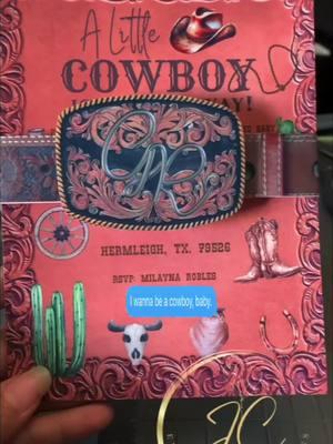 2nd Belt Invitation style! Opps i did it again From Florida to Texas #invitaciones #invitacionesvaqueras #invitation #invitations #western #westernstyle #vaquero #vaquerito #babyshower #babyshowerinvites #cowboybelt #tx #fl #cowboy #alittlecowboyisontheway #westerntheme 