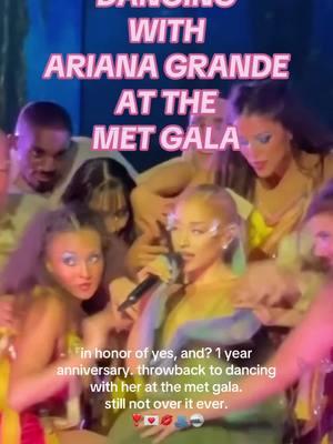 best song ever. best night ever. #professionaldancer #yesand #arianagrande #arianatordancer #arianator #metgala #arianagrandemetgala 