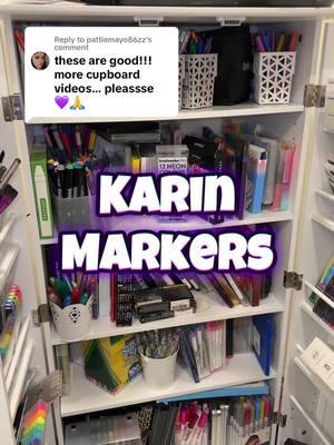 Replying to @pattiemayo86zz love my @karinmarkers they are the best! Linked in bio #karin #karinmarkers #brushmarkers #handlettering #lettering #handwriting #letters #stationery 