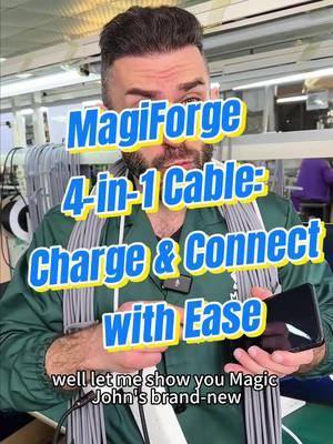 “Next-Gen 4-in-1 Charging Cable – Ready for Anything!”#MAGICJOHNofficial #MAGICJOHN #tiktokmademebuyit #fastcable 