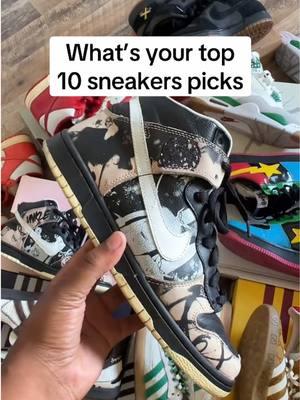 What’s your top ten shoes #nikesbdunk #nikesb #fashiontiktok #sneaker #fyp 