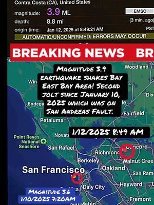 #earthquake #sanfrancisco #richmond #berkeley #northerncalifornia 