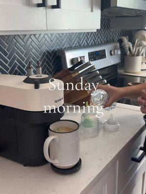 Slow Sunday morning ☕️✨ #MomsofTikTok #wivesoftiktok #smallcontentcreator #morninginmylife #morningvlog #slowsunday #slowmornings #girlmom #firstimemom #orginalsound #6monthsold #relatablemom #relatablemomcontent #fyp #foryoupage 