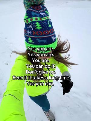 The time is going to pass anyway. A wise friend once told me that. ♥️✌🏻#yesyoucan #believeinyourself #michiganrunner #winterrunning #runner #motivation #lfg #youcan #loveyou #inspire 