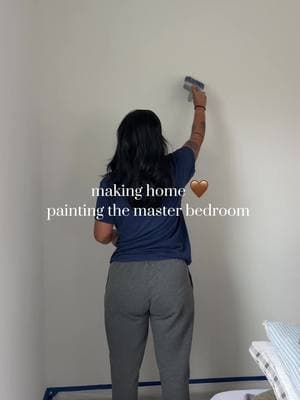 Paint with me 🤍🤎 #painting #paint #homeimprovement #homerenovation #limewash #limewashpaint #paintwithme #firsttimehomebuyer #masterbedroom 