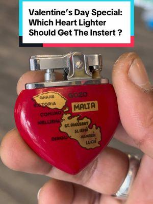 With Valentine’s Day approaching, I’m on the lookout for the best vintage lighters that make great gifts. Today, I’m showcasing two heart-shaped lighters by replacing the flint and refueling the insert on one of them. One is a red heart lighter, and the other is a red and white souvenir from Malta. Only one insert works—help me decide which lighter should get it! Share your choice in the comments below. #HeartLighter #VintageLighter #ValentinesGift #Lighters  #creatorsearchinsights 