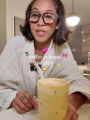 Saving the coin in 2025 girl. Here’s a Starbucks caramel macchiato recipe ✨ #coffeeathome #icedcoffee #icedcoffeerecipe #caramelmachiatto #nespresso