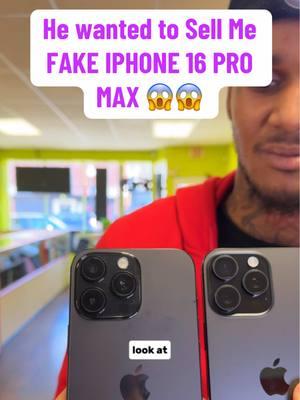 He was About to SCAM Me $1000 FOR FAKE IPHONE 😱 #fyp #foryou #foryoupage #iphone16promax #ct #bridgeportct #moneytalkswireless #nyc #phonerepair #appleiphone #scam 