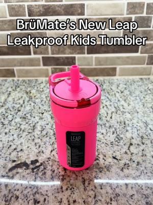 Leakproof kids tumbler?! How cute!! 🤩 comes in several different colors! #brumate #brumates #tumbler #tumblersoftiktok #leakproof #spillproof #kidscup #leap #brumateleap #tumblers #drinktok #kidstumbler #creatorsearchinsights #tiktokshoptumbler #spillproofcup 