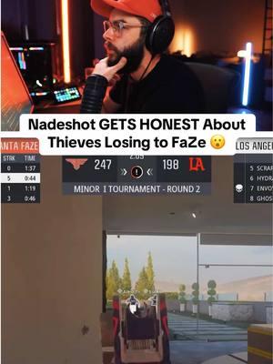 Nadeshot GETS HONEST About  Thieves Losing to FaZe 😮 #cod #bo6 #codleague #ranked #nadeshot #100T 