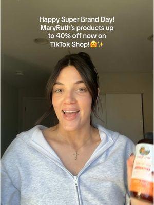 Vitamin essentials up to 40% off on MaryRuth’s Tiktok Shop right now!! Happy MaryRuth’s TikTok Super Brand Day! #maryruthorganics #maryruths #maryruthsvitamins #liquidvitamins #MaryRuthsSuperBrandDay #SuperBrandDay #tiktokshopsale 