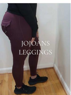 Love how cute and comfortable these are! The romantic burgundy color is beautiful!😍 @JOJOANS #jojoansleggings #jojoans #jojoansyogapants #CapCut 