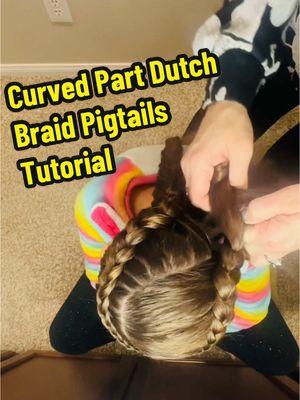 A quick video showing how we did this asymmetrical double Dutch braid look ! This lasted two days no problem 😉  #braids #braiding #dutchbraidstyle #dutchbraids #braidreel #hairreels #hairstylereels #doubledutch #braidedpigtails #pigtailbraids #hairstylesforgirls #girlshairstyles #kidshairstyles #hairinspiration #braidtutorial #hairtutorial #hairstyletutorial #trenzas #peinados #longhairstyles #schoolhairstyles #braidvideo #hairvideos #hairstylevideo #braidideas #braidinspo #braidsontiktok #hairtok