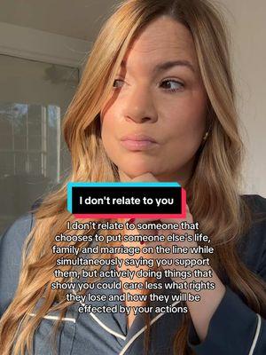 The truth of the matter is me losing my rights was never a deal breaker for you bc your "acceptance"was actually tolerance the entire time ‼️ #idontrelatetoyou #lgbt #marriageequality #obergefellvhodges #lgbtfamily #lesbiansoftiktok #lgbtq #lgbtmarriage #lesbiancouple #latetolesbian #gaytiktok #fyp #foryoupage 