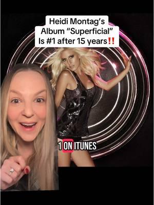 Heidi Montag’s “Superficial” is NUMBER 1 on iTunes after 15 years!!! 🎉  #heidimontag #spencerpratt #speidi #superficial #thehills @Spencer Pratt @heidimontag  