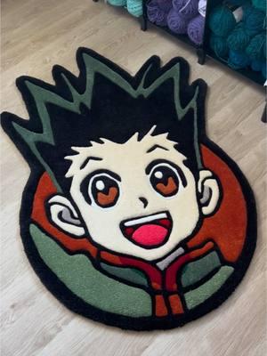 Gon Freecs from HxH, best anime ever🎋 Custom piece made and shipped out this past week, thank ya’ll for the support. Just moved into a new spot so once I am settled, I’ll be back at making the new orders!! I’ll show the new room set up soon as well 🤝 DM for any custom orders or see whats on my site! 🌎 #tufting #customrug #tuftedrug #tuftinggun #art #textileart #anime #animecommunity #hxh #gongfreecs #hisoka #chrollos #killua #zoldyck #hunterxhunter #nyrughub #newyorkrughub #style #instaart #creative #instadaily  #interiordesign #followme #homedecor #me #artofinstagram #likeforlikes #fineart #aesthetics #colorful #rugdesign #giftideas #fyp #custommade 